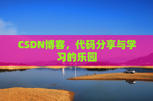 CSDN博客，代码分享与学习的乐园